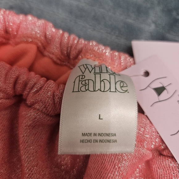 NWT! Wild Fable Shimmery Pink Bikini Bottom! - Picture 3 of 6